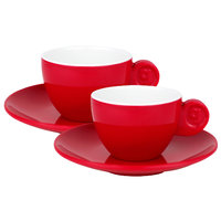 Gimex Espresso Cups Set of 2 Red