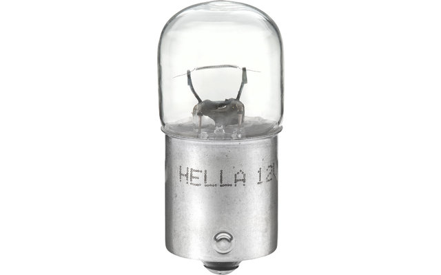 Set da 2 lampadine a incandescenza Hella BA15s R10W Standard per indicatori di direzione / luci di arresto / di retromarcia / posteriori / per interni 12 V / 10W