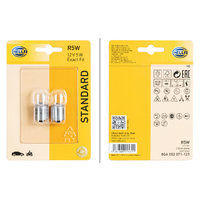 Hella BA15s R5W Standard Glühlampe Blink- / Positions- / Schluss- / Innenraum- / Begrenzungsleuchte 2er-Set 12 V / 5 W