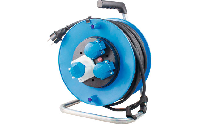 Cable reel professional earthing contact