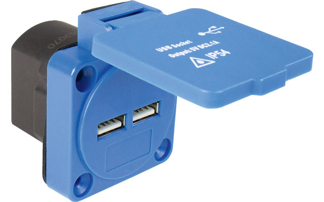 USB-opbouwcontactdoos IP54
