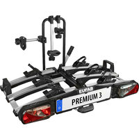 Eufab Fahrradträger Anhängerkupplung Premium III für 3 Fahrräder , E-Bike geeignet