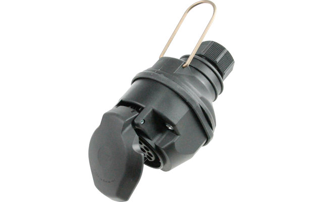 Caravan coupler 13-pole with cover IP44