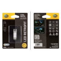 Hella LED-Festoon Cool White LED-Glühlampe Innenraumleuchte 36mm 12 V / 1 W 5000 K