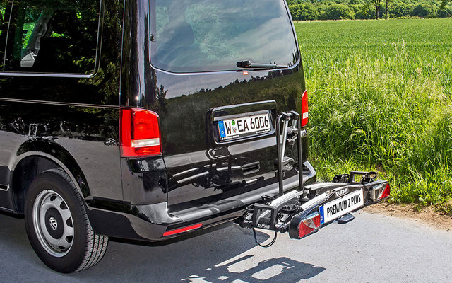 Eufab Premium 2 Plus bicycle carrier for trailer hitch