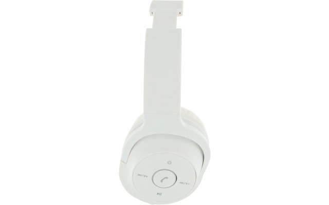 Smooth on-ear Bluetooth headphones white