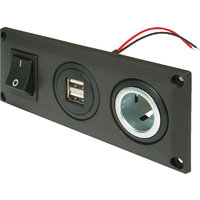 Pro Car Built-in Socket with USB-A Double Socket