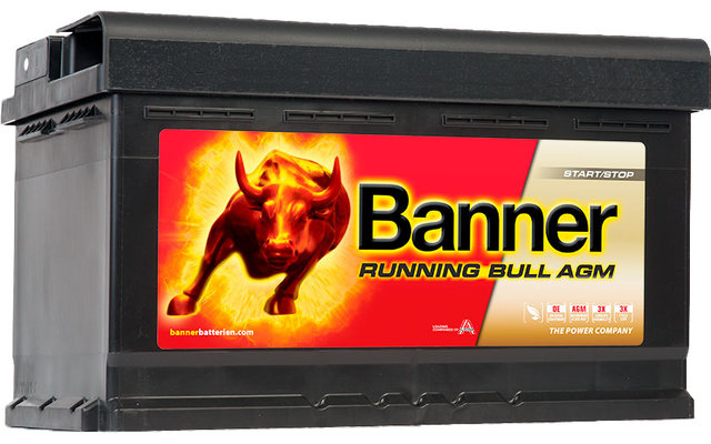 Batterie de véhicule Banner Running Bull AGM 58001 12 V / 80 Ah