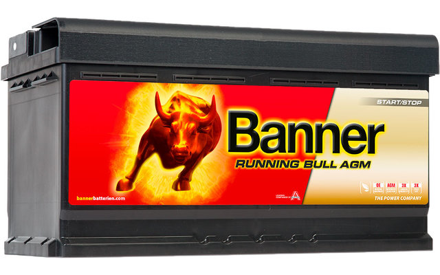 Batterie de véhicule Banner Running Bull AGM 59201 12 V / 92 Ah