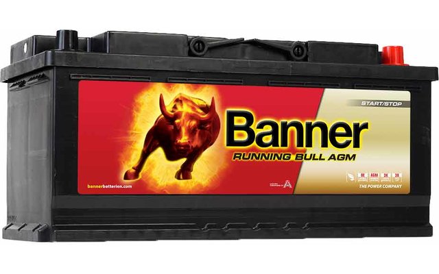 Batterie de véhicule Banner Running Bull AGM 60501 12 V / 105 Ah