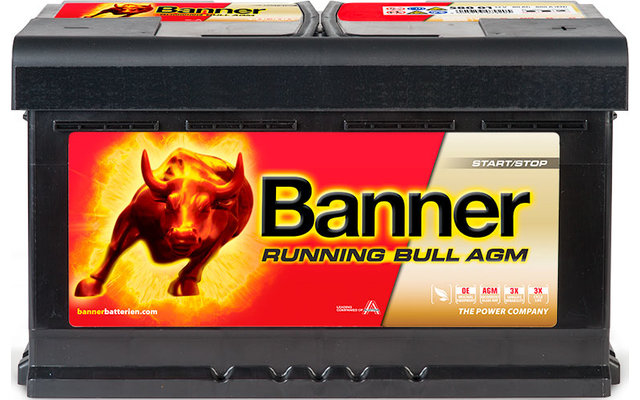 Banner Running Bull AGM 58001 Voertuigaccu 12 V / 80 Ah