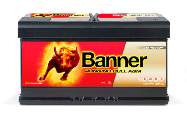 Batería para vehículos Banner Running Bull AGM 59201 12 V / 92 Ah