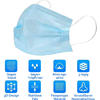 Disposable Oral and Nasal Masks 3-ply 50 pieces
