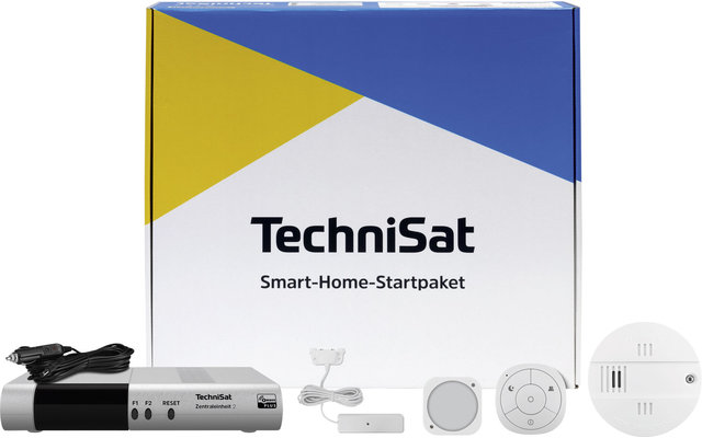 TechniSat Sicherheit Smart-Home-Startpaket Warnmeldesystem inkl. Zentraleinheit 2