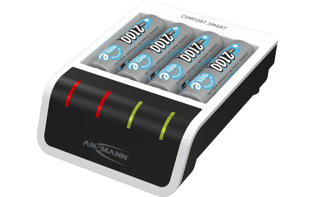 Ansmann Comfort Smart chargeur de piles 1,2 V + 4x piles AA