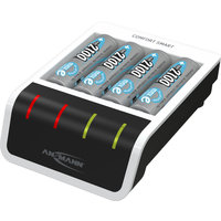 Smart chargeur de batterie 1,2 V Comfort + 4x Piles AA Ansmann