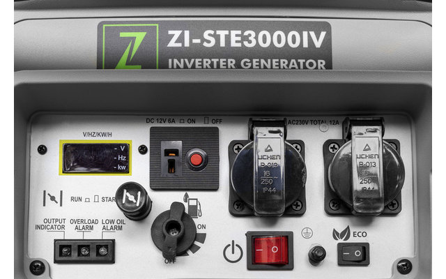 Zipper ZI-STE3000IV mobiele omvormer stroomgenerator 3000 W