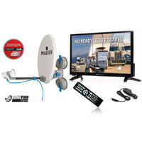 Maxview EasyFind Remora Pro Mobile Camping Sat-Anlage Komplettset inkl. 24" LED Fernseher 