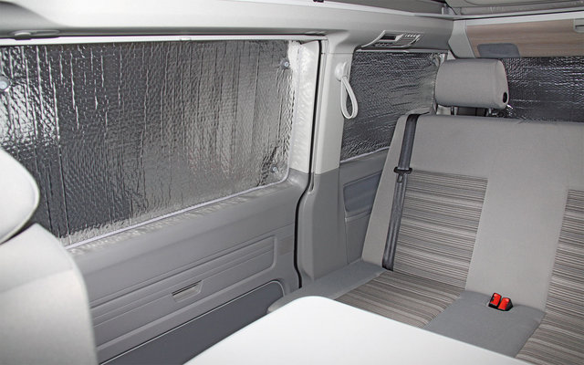 Hindermann Travel Tapis d'isolation intérieur set VW T5 / T6 empattement court espace de vie + hayon 5-pcs.