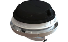 Airxcel Maxxfan Dome Ventilateur de toit / Ventilateur mural latéral 12 V avec éclairage LED noir