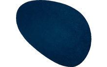Silwy magnetic placemat with leather coating large blue