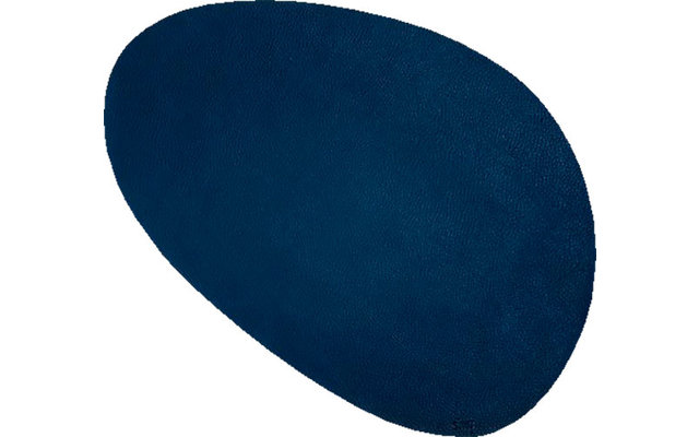Silwy Magnet-Platzset mit Ledercoating groß blau