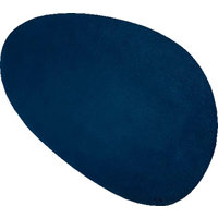Silwy magnetic placemat with leather coating large blue