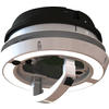 Airxcel Maxxfan Dome Ventilateur de toit / Ventilateur mural latéral 12 V avec éclairage LED noir