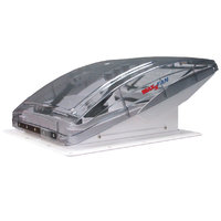 Claraboya con ventilador de 12 V 40 x 40 cm transparente Maxxfan Deluxe Airxcel