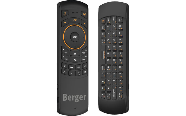 Berger universal radio remote control with keyboard and Air Mouse