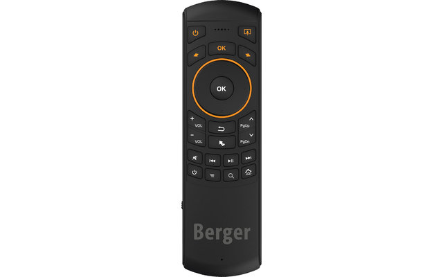 Berger Universal Funkfernbedienung mit Tastatur und Air Mouse