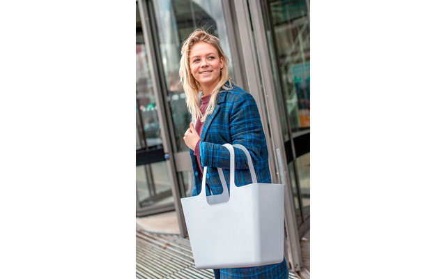 Koziol - eco-friendly reusable bag XL organic grey