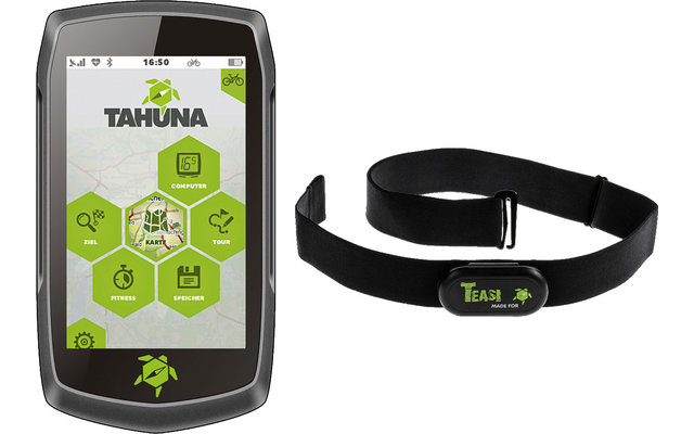 Tahuna Teasi One 4 Appareil de navigation outdoor, capteur de fréquence cardiaque inclus