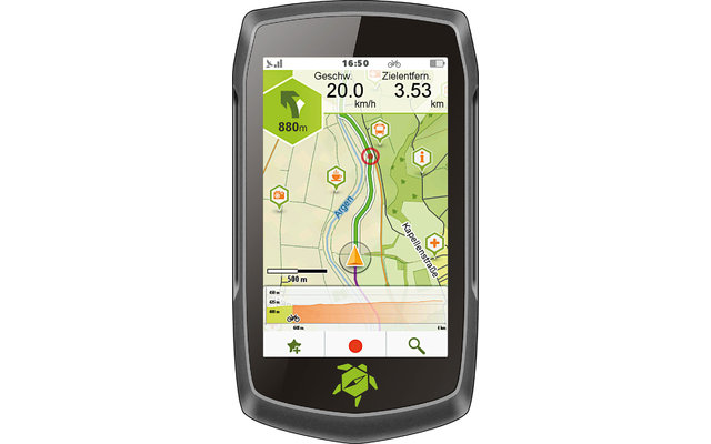 Tahuna Teasi One 4 Dispositivo di navigazione esterna incl. Sensore di velocità + 2° supporto