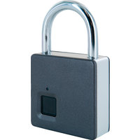 Candado con sensor de huella dactilar y llabe de emergencia U-Lock Schwaiger