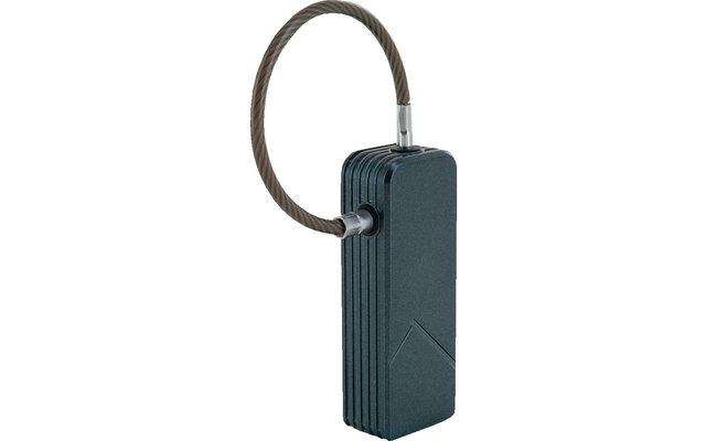 Schwaiger tent/backpack lock with fingerprint sensor