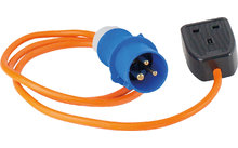 CEE-Adapterleitung CEE-Stecker 3-polig auf GB-Kupplung 1,5 m