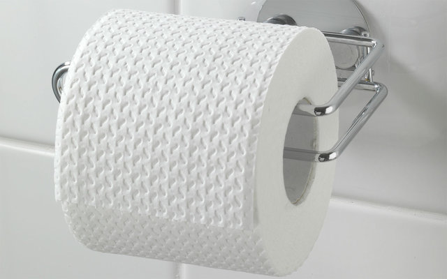 Wenko Turbo-Loc Edelstahl Toilettenpapierhalter