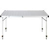 Bel Sol Jannik table de camping extensible 70 - 130 x 70 cm