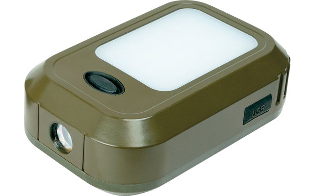 Luz de camping a pilas con altavoz Bluetooth