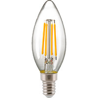 Sigor Filament LED kaarsenlamp dimbaar helder E14 230 V / 2,5 W 250 lm
