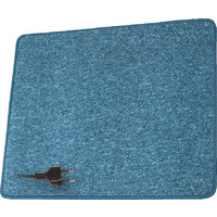 Tapis chauffant 230 V 60 x 40 cm brun foncé Palais Pro Car