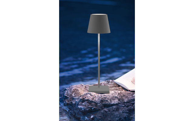 Sigor Nuindie Outdoor rechargeable table lamp round 380mm anthracite