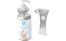 WM Aquatec Sanisept Support en acier inoxydable pour distributeur de savon