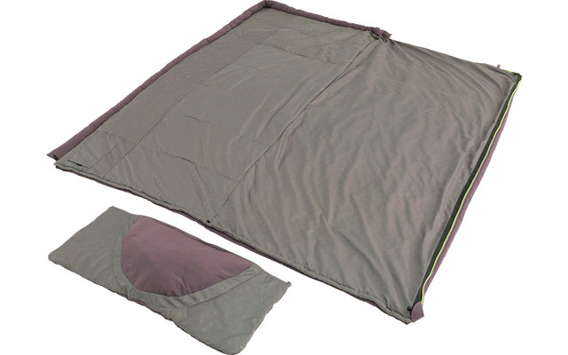 Outwell Contour Dark Purple Blanket Sleeping Bag