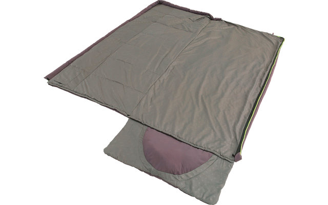 Outwell Contour Dark Purple Blanket Sleeping Bag
