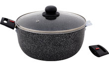Faitout en aluminium avec couvercle en verre Stone Rock Berger