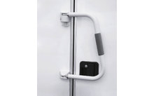 Security entry aid bracket and door safety lock