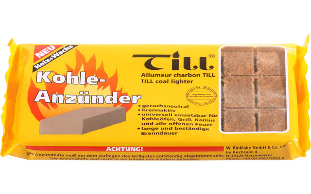 Till barbecue lighter wood / wax 24 pieces