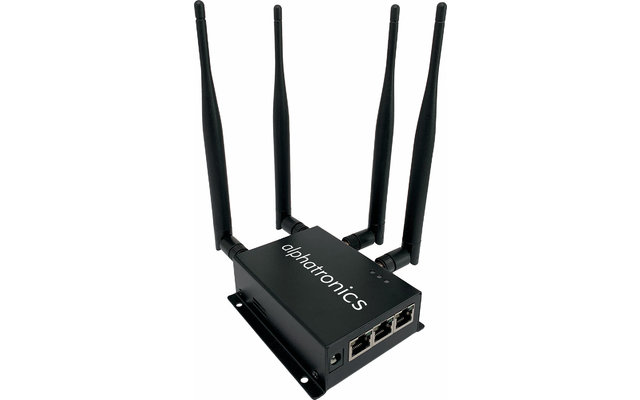 Alphatronics Mobile Connection Package WiFi / LTE Router met DAB+ en GPS dakantenne